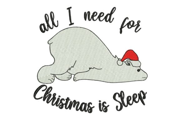 Christmas Bored Bear: A Charming Embroidery Design for Meaningful Gifts