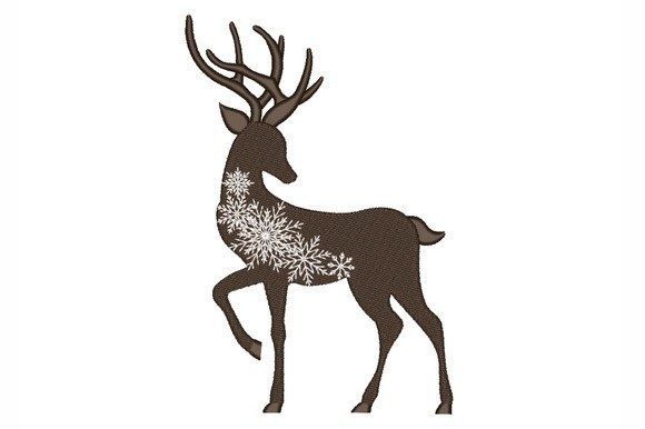 Christmas Deer: A Boutique Embroidery Review
