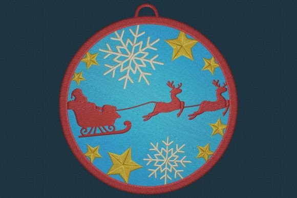 Christmas Ornaments Embroidery Design