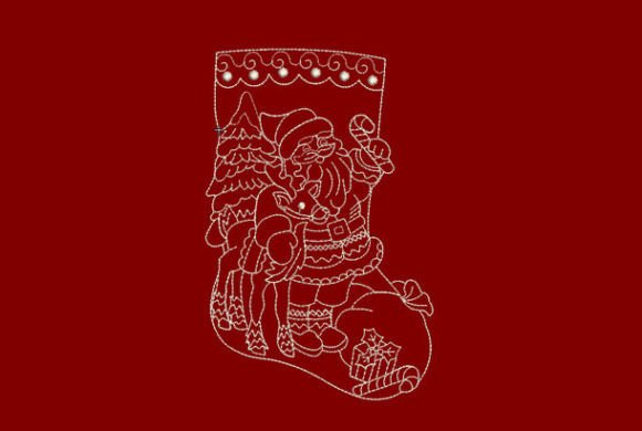 Christmas Santa Stocking