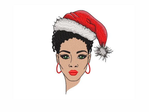 Christmas Woman: A Feminine Holiday Embroidery Design Worth Your Thread