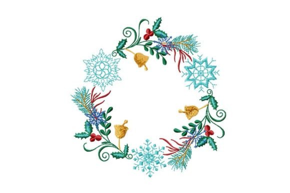 Christmas Wreath with Snowflakes Review